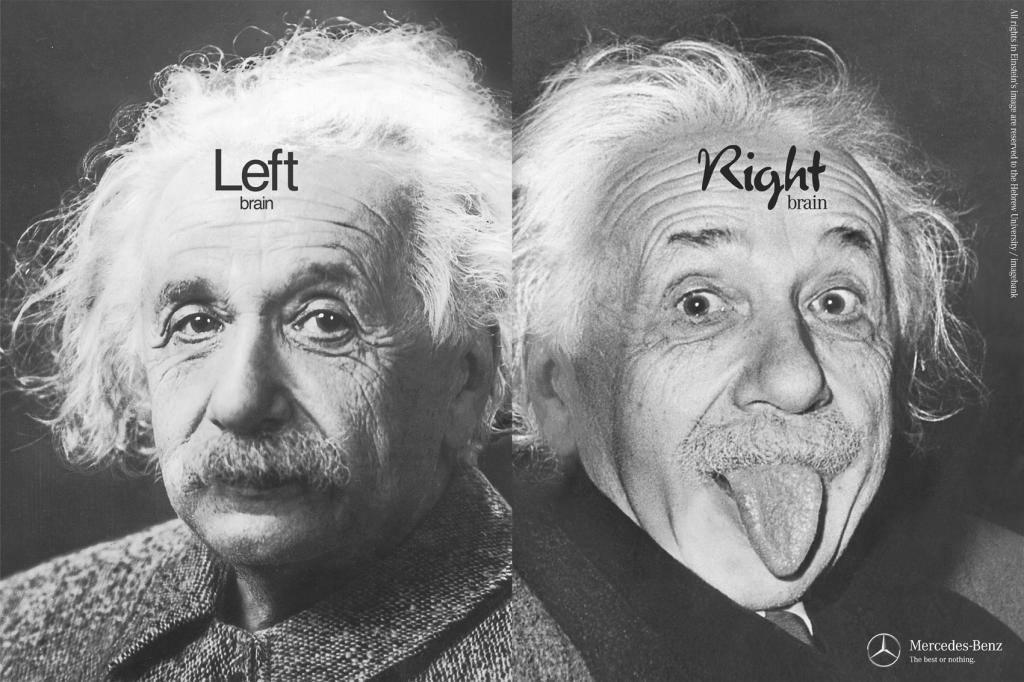 Einstein left-right